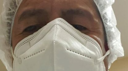 Rafael Quispe Covid-19 internado en la Caja Petrolera de Salud