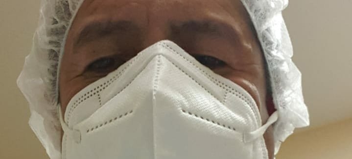 Rafael Quispe Covid-19 internado en la Caja Petrolera de Salud
