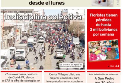 Edición PDF La Patria del 24 de junio de 2020