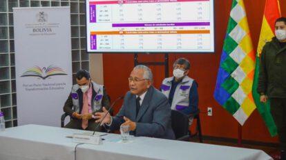 Descuento de pensiones escolares por el Ministro de Educación, Víctor Hugo Cárdenas