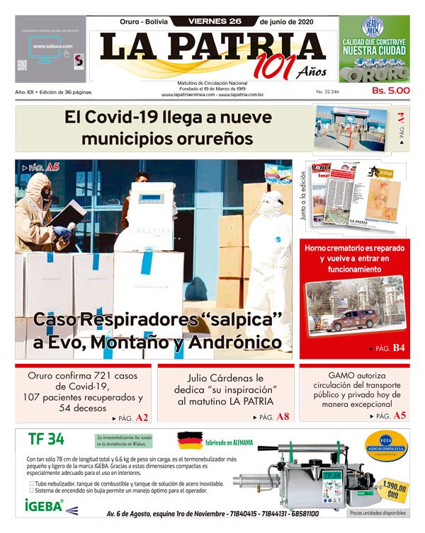 Edición PDF La Patria