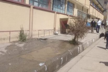 Colegio Francisco Fajardo suspendió clases por problemas de drenaje