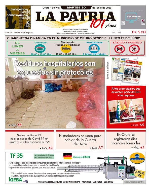 Edición PDF La Patria