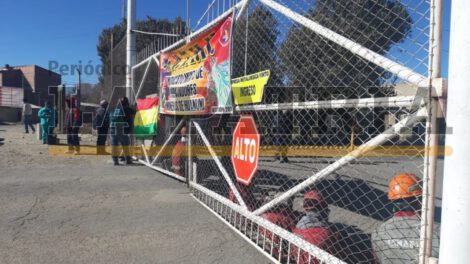 Toma pacífica de Vinto por deudas concepto de concentrados