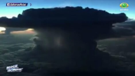 La impactante imagen del Ciclón Bomba