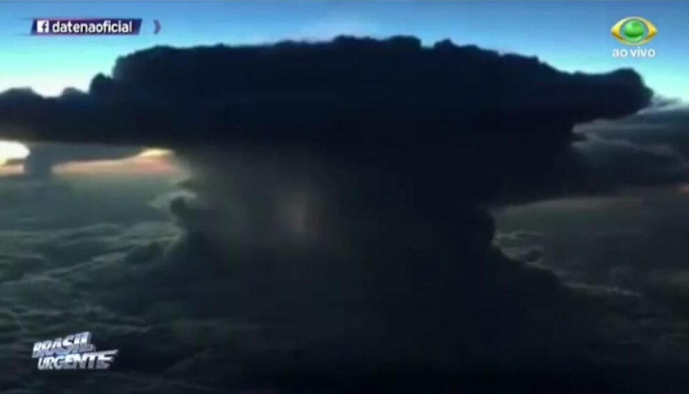 La impactante imagen del Ciclón Bomba