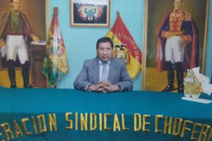 Remigio Herrera Dávalos, ejecutivo de la Federación de Chóferes San Cristóbal