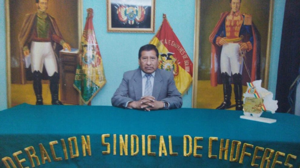 Remigio Herrera Dávalos, ejecutivo de la Federación de Chóferes San Cristóbal