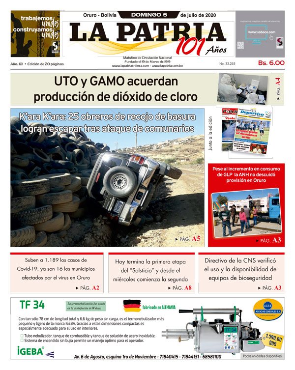 Edición PDF La Patria