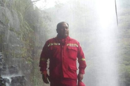 Muerte del bombero en Coroico