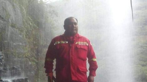 Muerte del bombero en Coroico