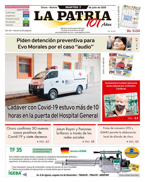 Edición PDF La Patria