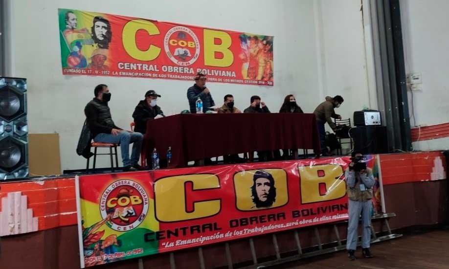 Ampliado de la COB que decide marchas en todo el país