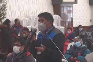 Dióxido de cloro en municipios rurales de Oruro