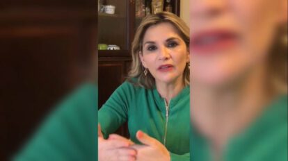 Jeanine Áñez anunció que dio positivo a Covid-19