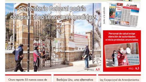 Edición PDF La Patria del 10 de julio de 2020