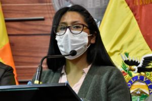 Eva Copa confirma que dio positivo a Covid-19