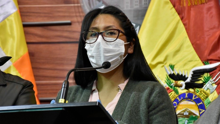 Eva Copa confirma que dio positivo a Covid-19