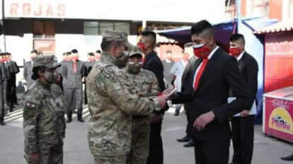 Licenciamiento de soldados del segundo Escalón 2019 del Regimiento Colorados de Bolivia