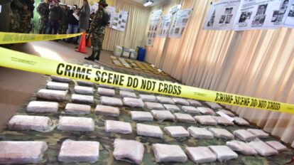Incautación de droga por la Felcn