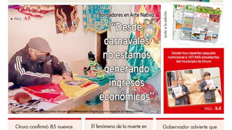 Edición PDF La Patria del 13 de julio de 2020