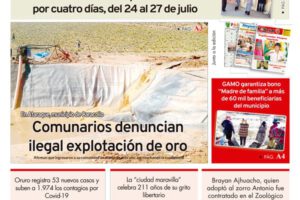Edición PDF La Patria del 16 de julio de 2020