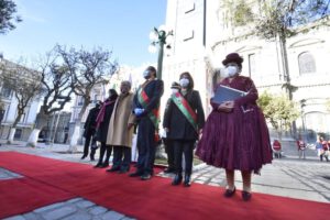 Actos conmemorativos por los 211 años de la gesta libertaria en La Paz