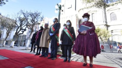 Actos conmemorativos por los 211 años de la gesta libertaria en La Paz