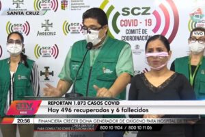 Covid-19 en Santa Cruz reporta 1.073 nuevos casos positivos