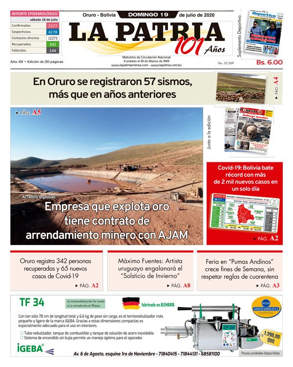 Edición PDF La Patria