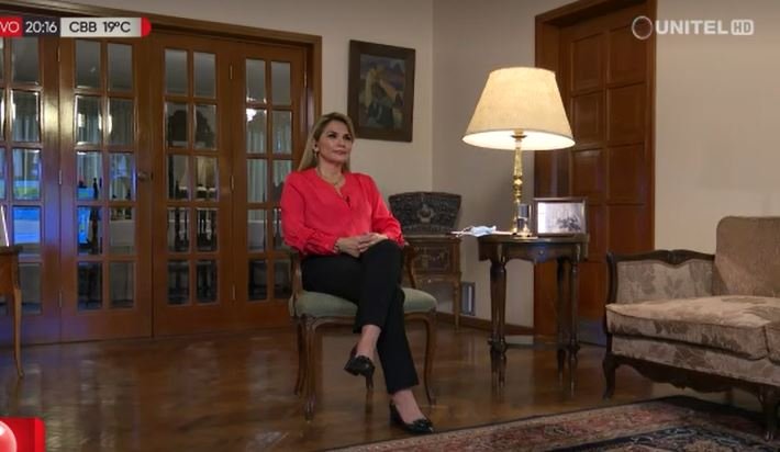 Bono Salud anunciado por Jeanine Áñez