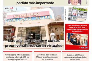 Edición PDF La Patria del 20 de julio de 2020