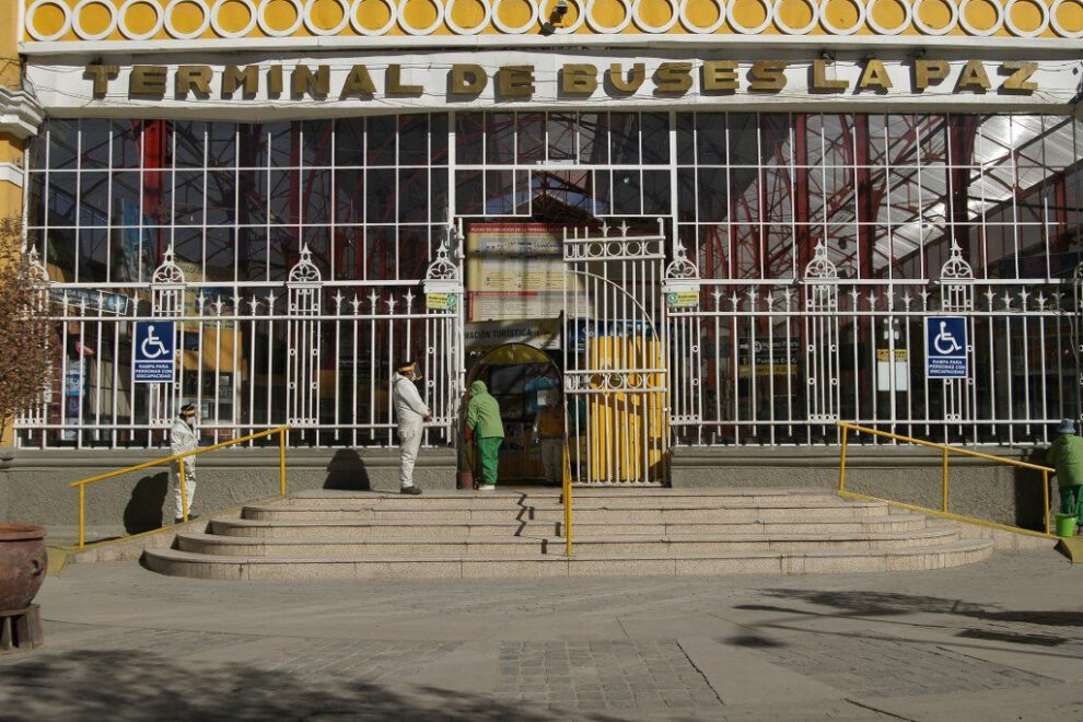 Servicios de la terminal de buses de La Paz