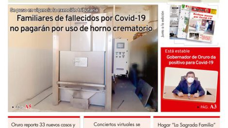 Edición PDF La Patria del 21 de julio de 2020