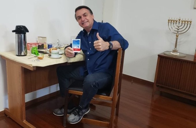 Presidente del Brasil da negativo a segunda prueba del Covid-19
