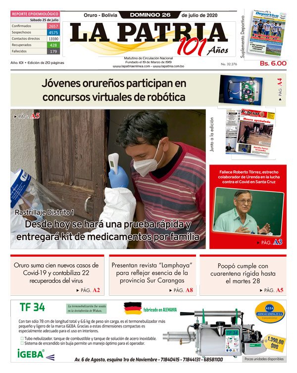 Edición PDF La Patria