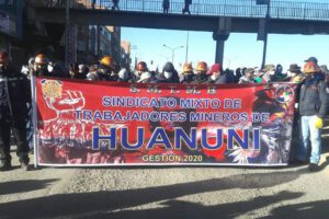 Marcha contra elecciones en El Alto