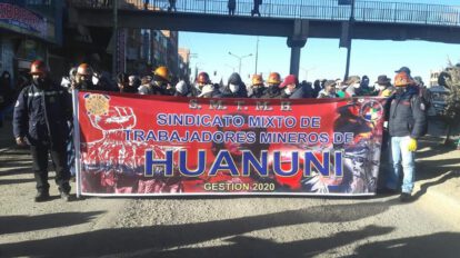 Marcha contra elecciones en El Alto