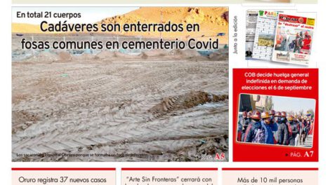 Edición PDF La Patria del 29 de julio de 2020