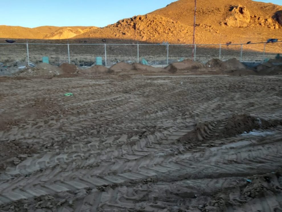 Cementerio Covid Oruro con cuerpos enterrados en fosas comunes