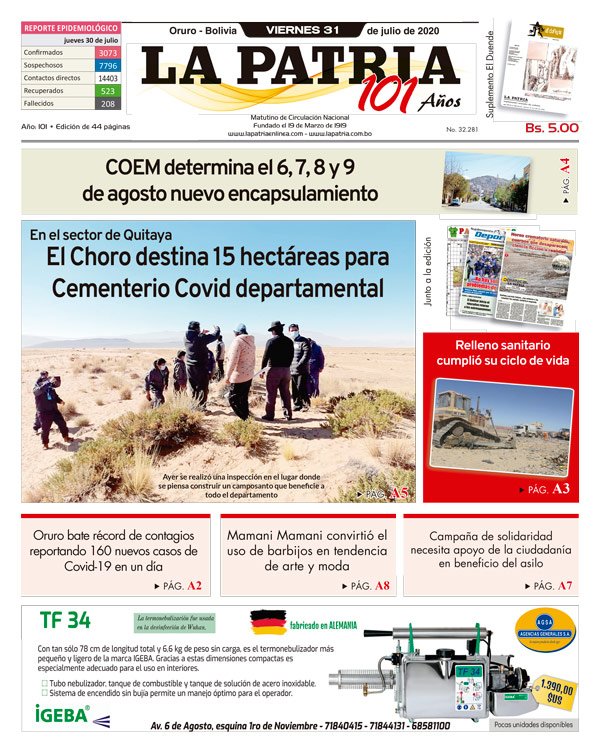 Edición PDF La Patria