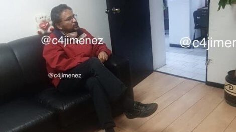 Alfredo Rada en instalaciones del Ministerio Público de la ciudad de México
