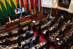 Censura en Bolivia TV durante la Sesión de Honor