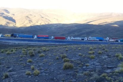 Bloqueos en la carretera Oruro-Cochabamba
