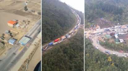 Gobierno sobrevuela bloqueos en la ruta Cochabamba-La Paz