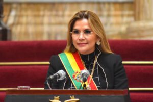 Discurso de Áñez por el 195 aniversario de Bolivia