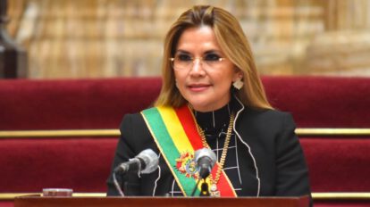 Discurso de Áñez por el 195 aniversario de Bolivia