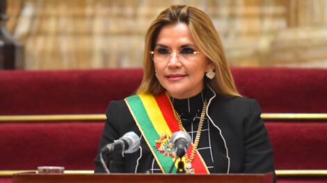 Discurso de Áñez por el 195 aniversario de Bolivia