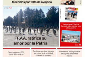 Edición PDF La Patria del 8 de agosto de 2020