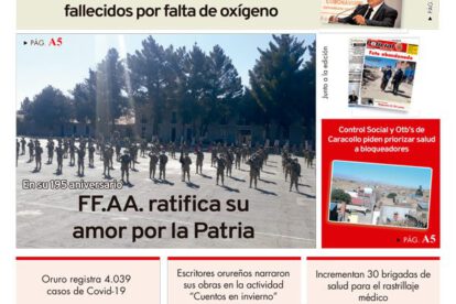 Edición PDF La Patria del 8 de agosto de 2020